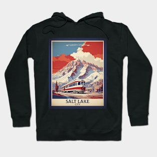 Salt Lake United States of America Tourism Vintage Poster Hoodie